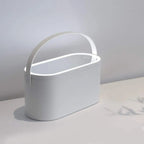 Storage Box LED Makeup Mirror Portable Travel Makeup Organizer Carrying Box With Mirror LED