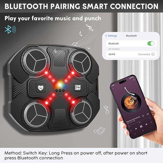 Music Boxing Machine For Kids Rechargeable Boxing Machine
